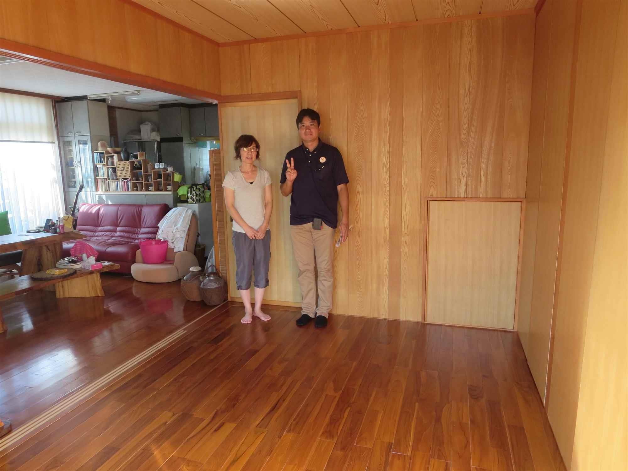 床の張替工事（お客様の声）を公開しました。 | 沖縄や那覇でリフォームするなら【株式会社 あうん工房】